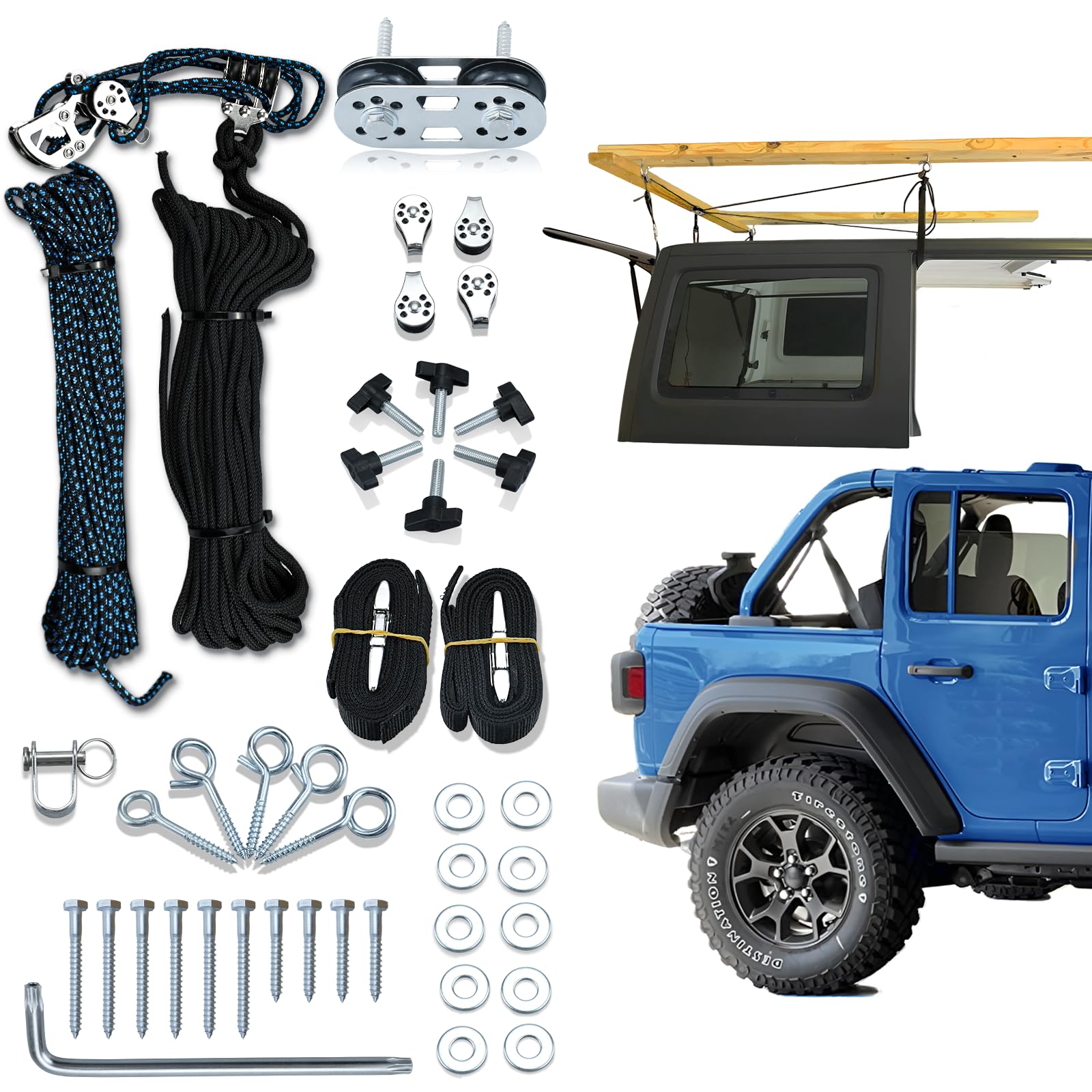 Jeep Wrangler Hard Top Lift - Easy Removal -1