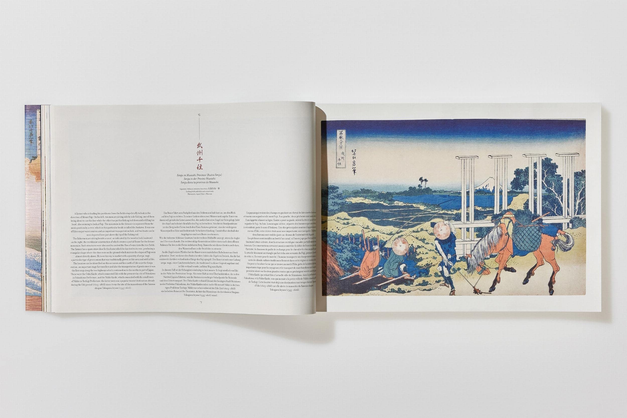 Hokusai: Thirty-six Views of Mount Fuji / Sechsunddreissig Ansichten Des Berges Fuji / Trente-six Vues Du Mont Fuji