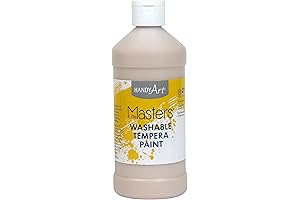 Handy Art Washable Paint for Little Artists in Peach Delight