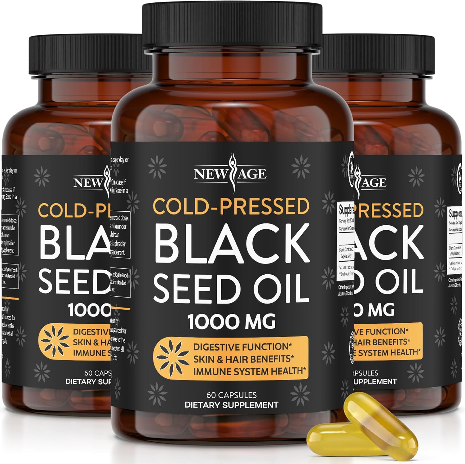 Black Seed Oil Softgel Capsules Premium ColdPressed