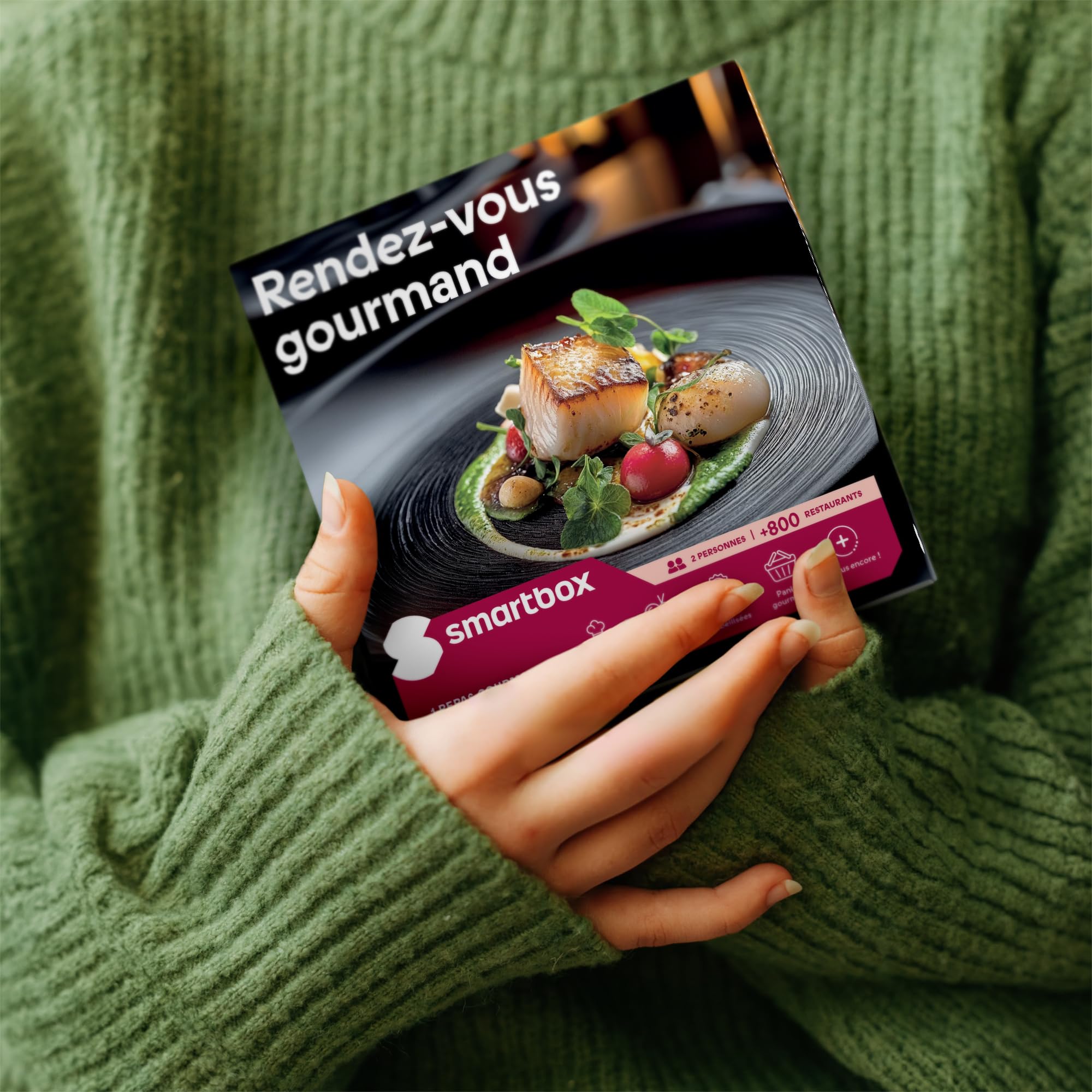 Smartbox - Coffret Cadeau pour Homme ou Femme -Rendez-Vous Gourmand - Idée Cadeau Originale - 1 Repas Gourmand pour 2 Personnes