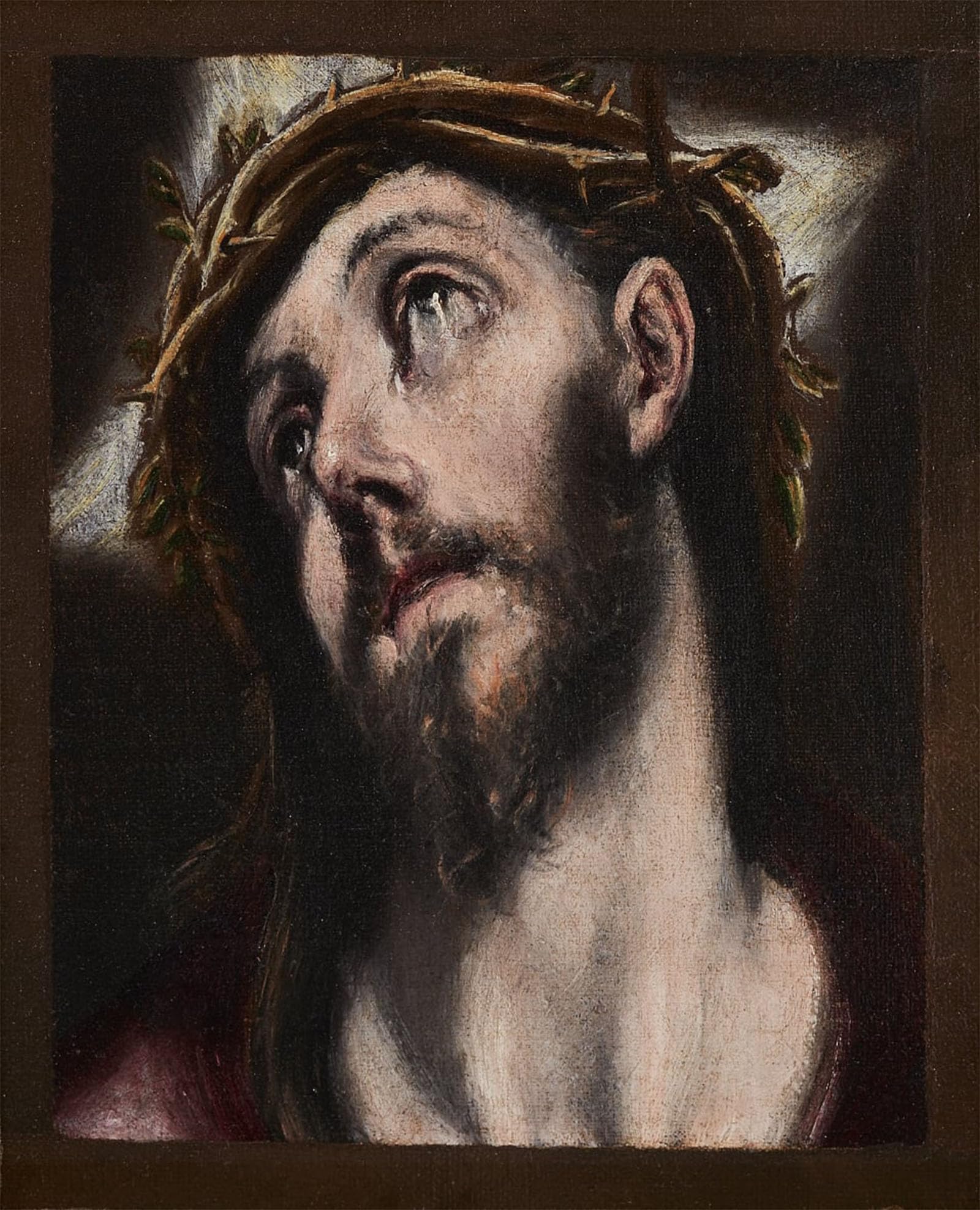 SERENDIPITP Abstract Painting Mural Print Picture Wall Decor Painting Christ Bearing the Cross by El Greco Vintage Wall Artwork for Home Decor 60x90cm