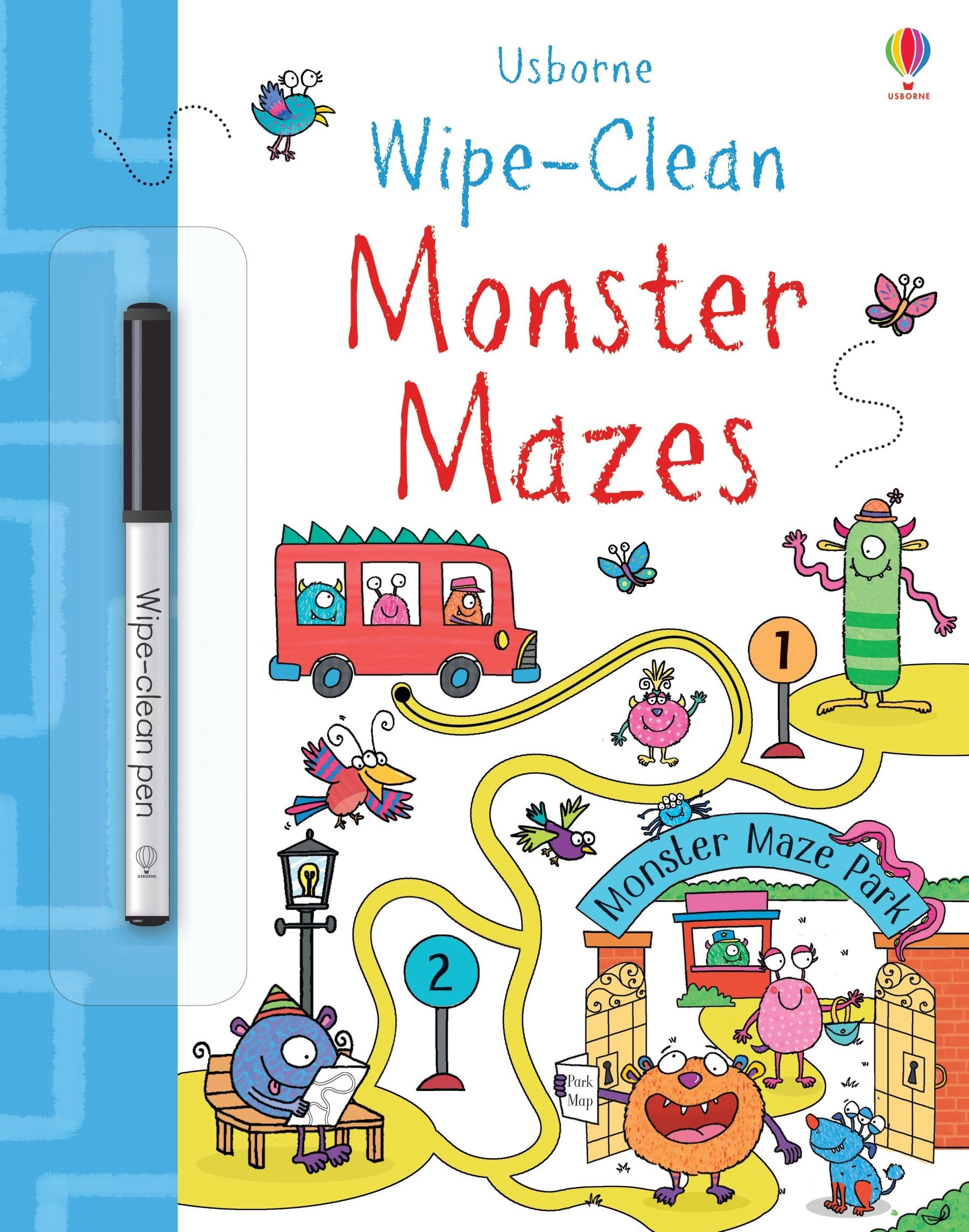 Wipe-Clean Monster Mazes (Wipe-Clean Books): 1