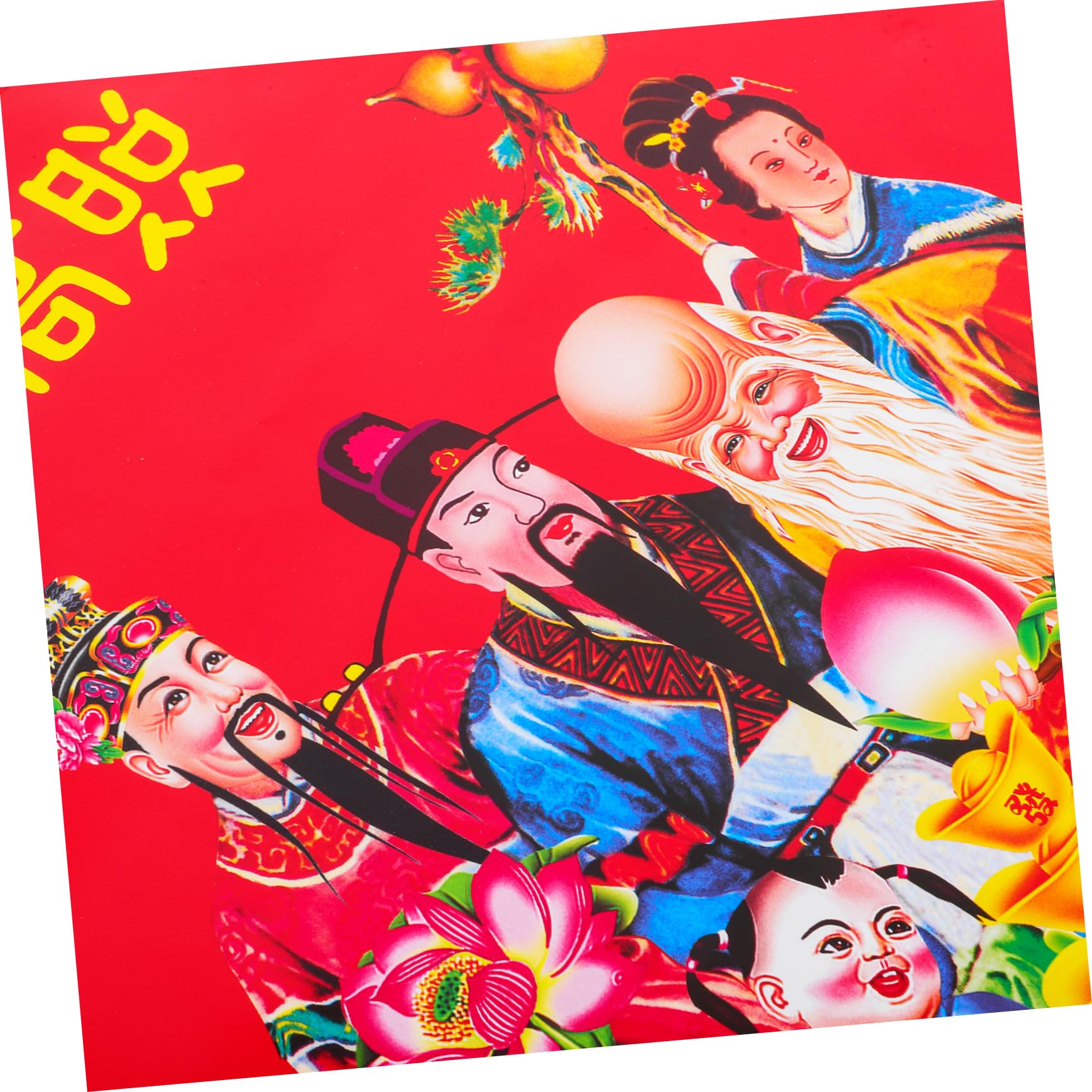 DOITOOL Calendario Chino Antiguo de Pared Diseño Desprendible Diario de Año del Caballo Calendario Lunar Decoración Feng Shui de Hogar y Oficina