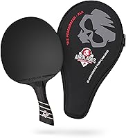 AIRBLADES PeaceMaker ALC Carbon Fiber Ping Pong Paddle - Pro Table Tennis Racket Max Spin Control All Levels Ergonomic Handle Hard Case