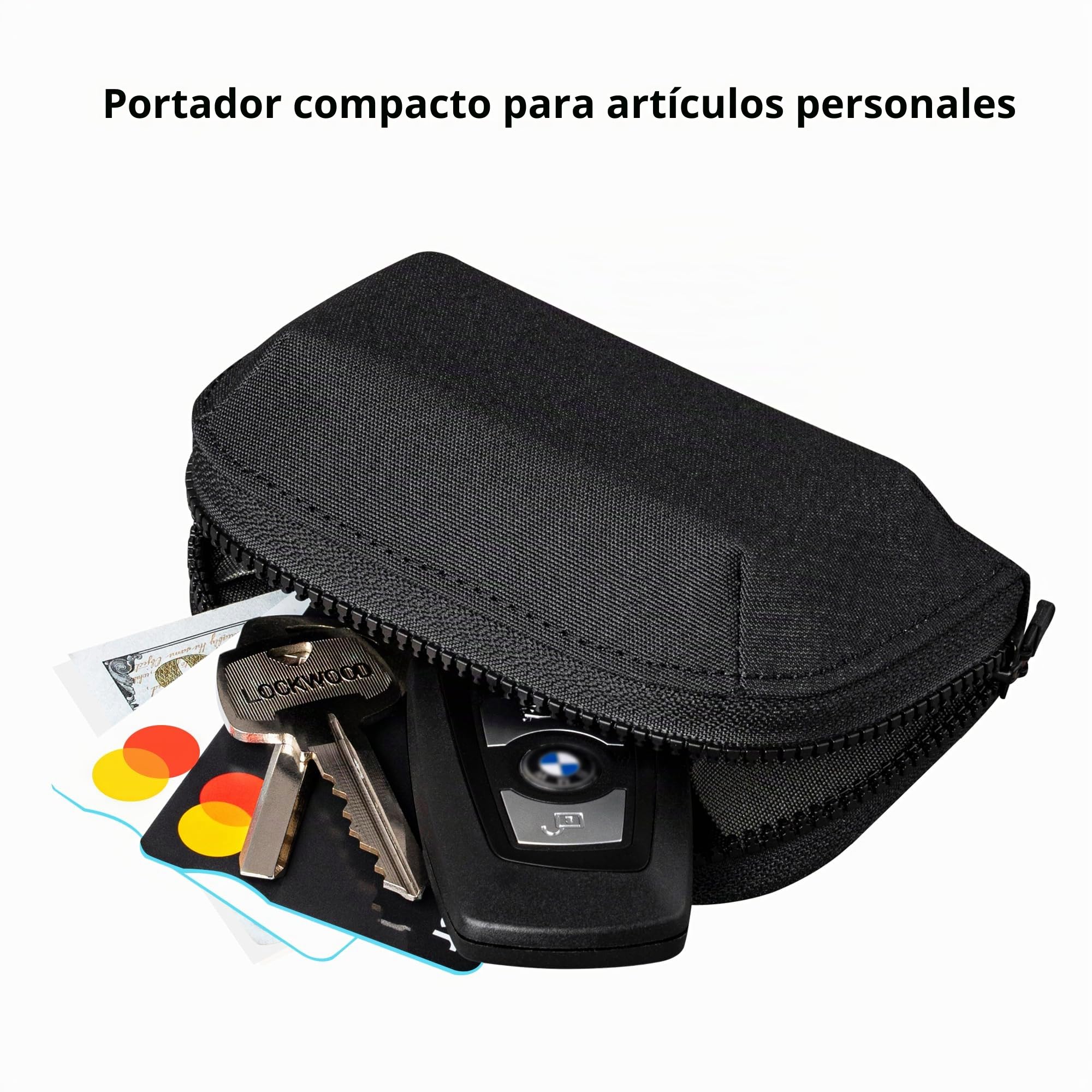 ALPAKA HUB Zip Pocket – Cartera con Cremallera