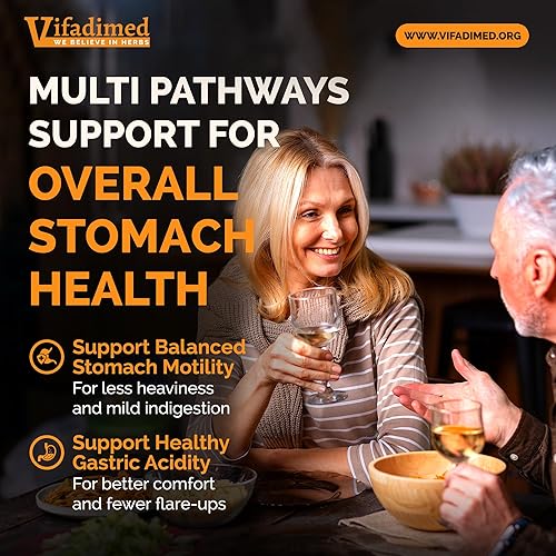Miniatura 5 de Estómago Plus, revestimiento de estómago suavizado, alivio de malestar gástrico, reductor de ácido, con galanga, Dong Quai, canela y magnolia-90