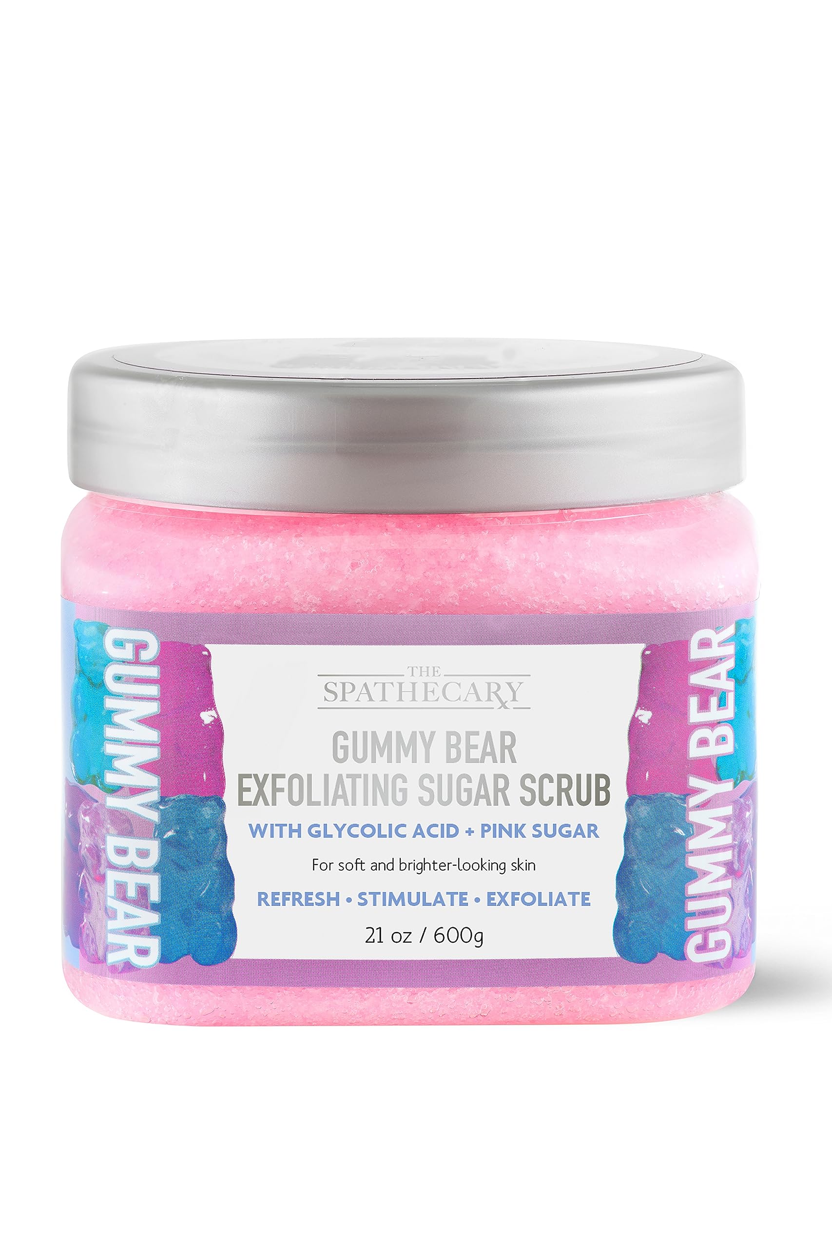 Body Scrub, Exfoliating-Nourishing-Refreshing-Smoothing Body Care 21 oz. (21 oz, Gummy Bear)