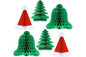 KatchOn Christmas Honeycomb Decorations: Festive Holiday Centerpieces