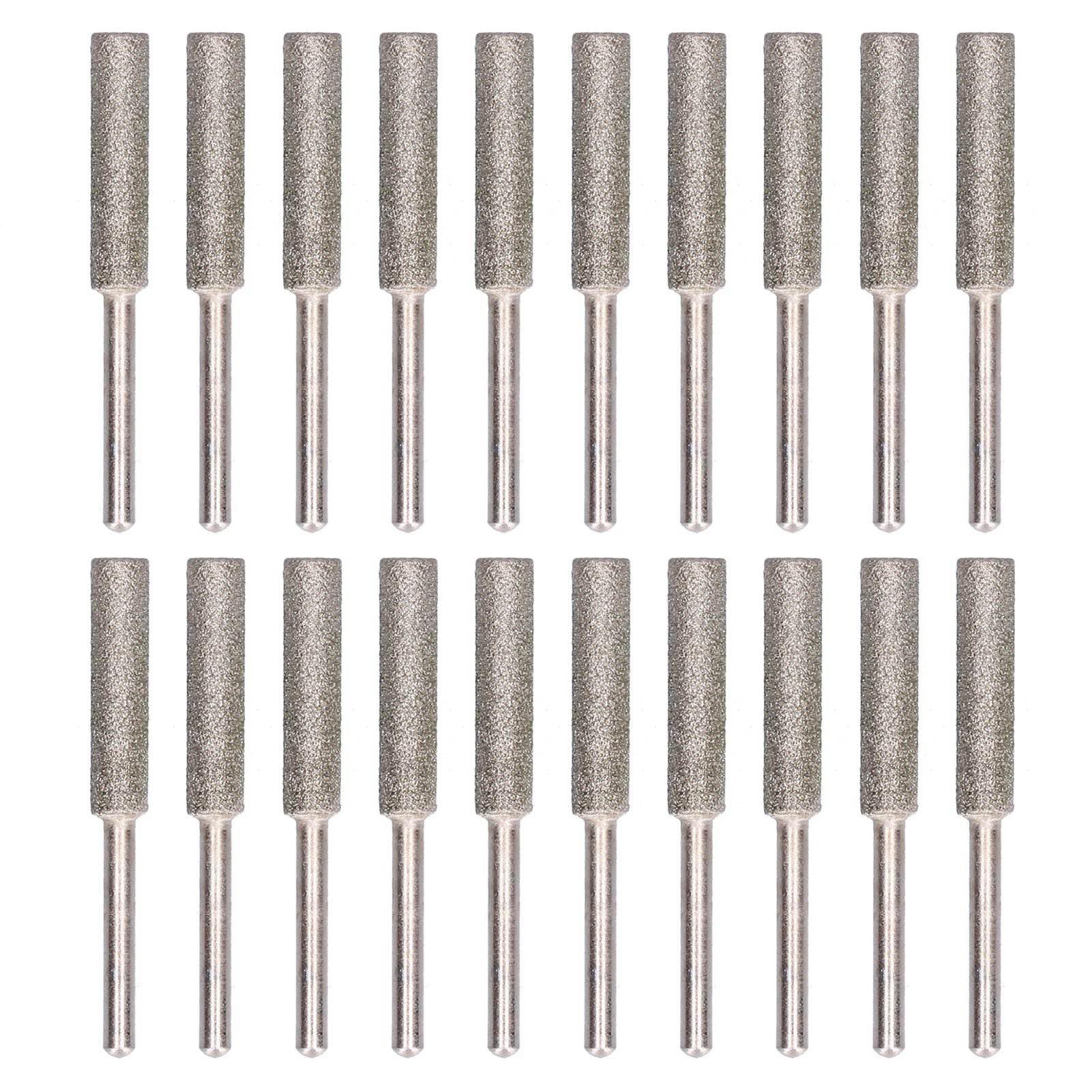 Set Affilacatena per Motosega, Kit Teste di Smerigliatura 20