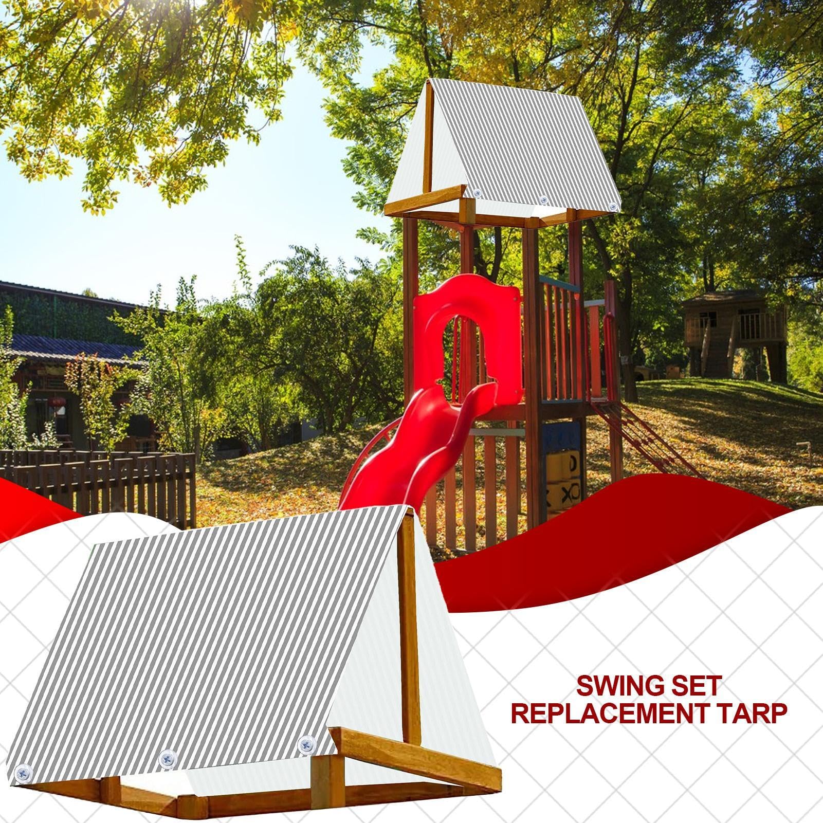 Altalena Set Baldacchini Attrezzature Giochi Esterno Gazebo Pergola | Set di altalene da 100 x 228 cm di ricambio per cortile, albero, giochi all'aperto, patio, casa, scoperta, cortile, giungla