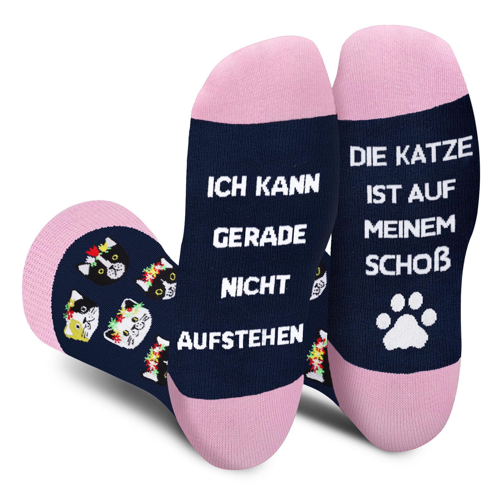 AGRIMONY Lustige Socken für Frauen Mama Teenager Mädchen Oma Freundin Sie–Niedliche Verrückt Flippig Niedlich Valentinstag Muttertag Weihnachtsstrumpf Geschenke