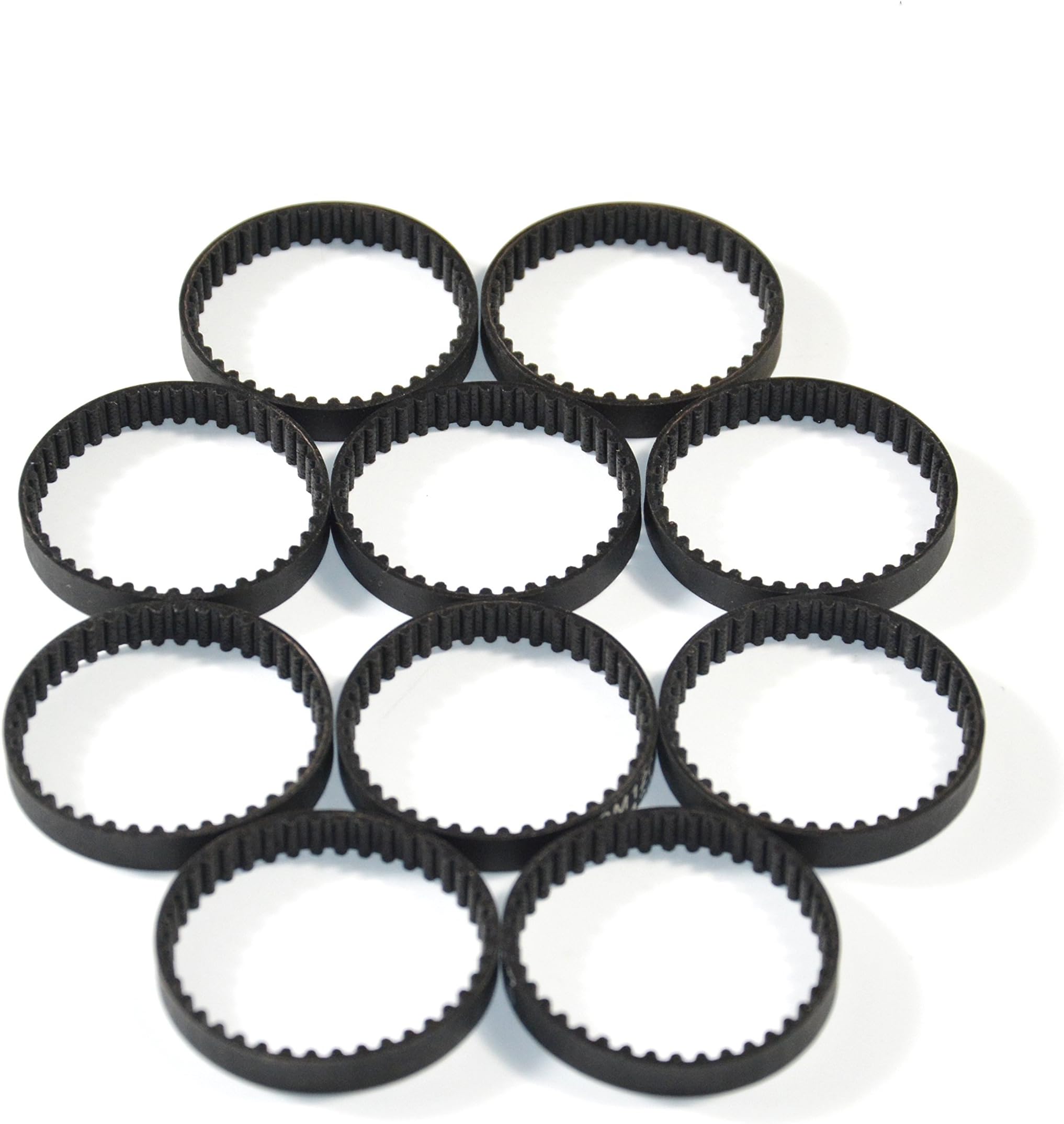 RobotDigg 160-2gt-3.5 Endless GT2 Belt 160mm Length 80 Teeth 2GT Synchronous Belt 2mm Pitch 3.5mm Width GT2 Closed Loop Timing Belt Pack of 10pcs