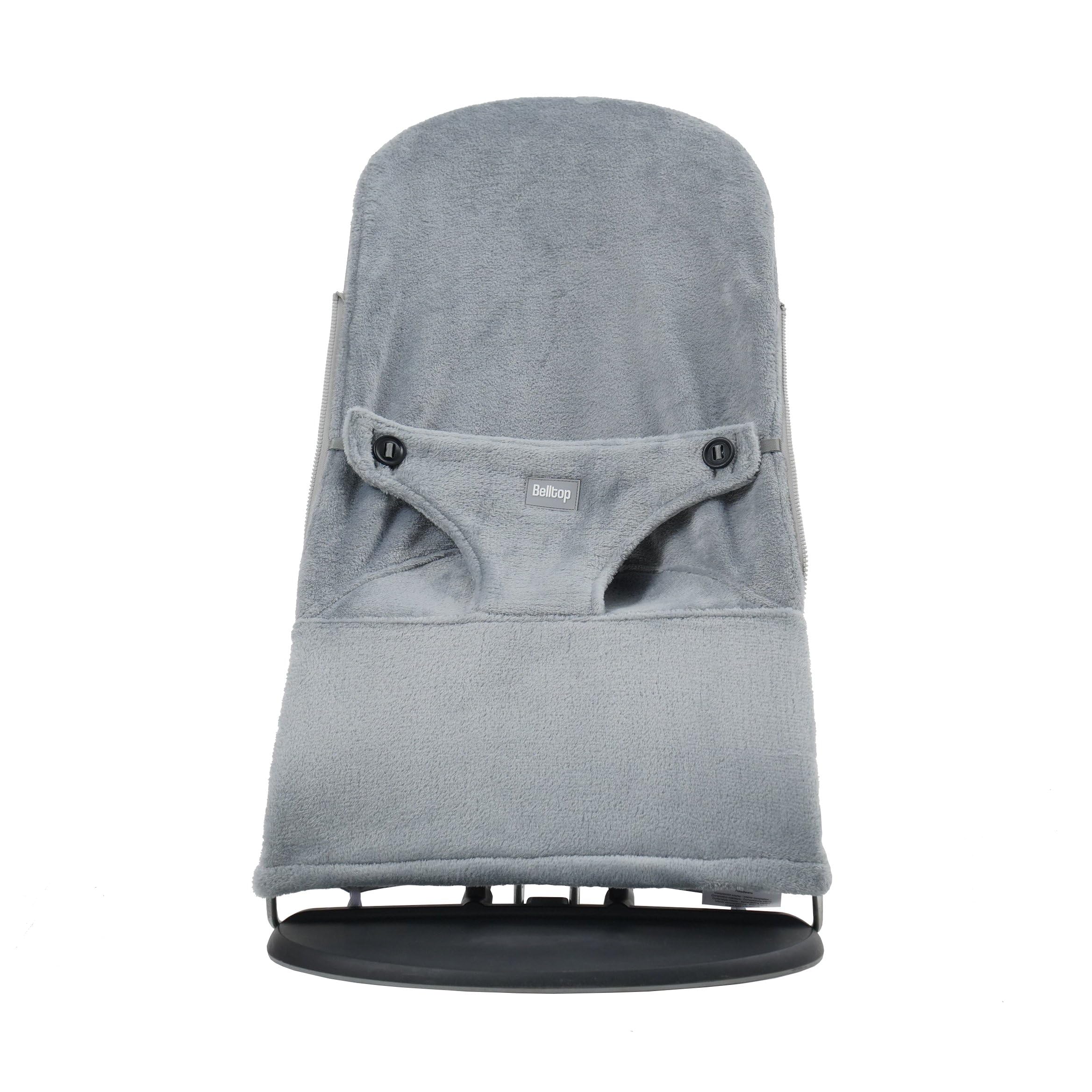 Housse transat bébé + Sac pour hamac. Housse Belltop Compatible avec transat Babybjörn (Bliss et Soft): hypoallergénique et Douce. Housse de balancelle Bebe + chancelière Thermique (Gris)
