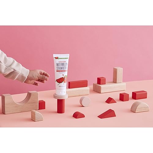 Miniatura 7 de Schmidt's Pasta de dientes para niños para dientes limpios, sandía + fresa, sin flúor, 4.7 onzas, 6 unidades
