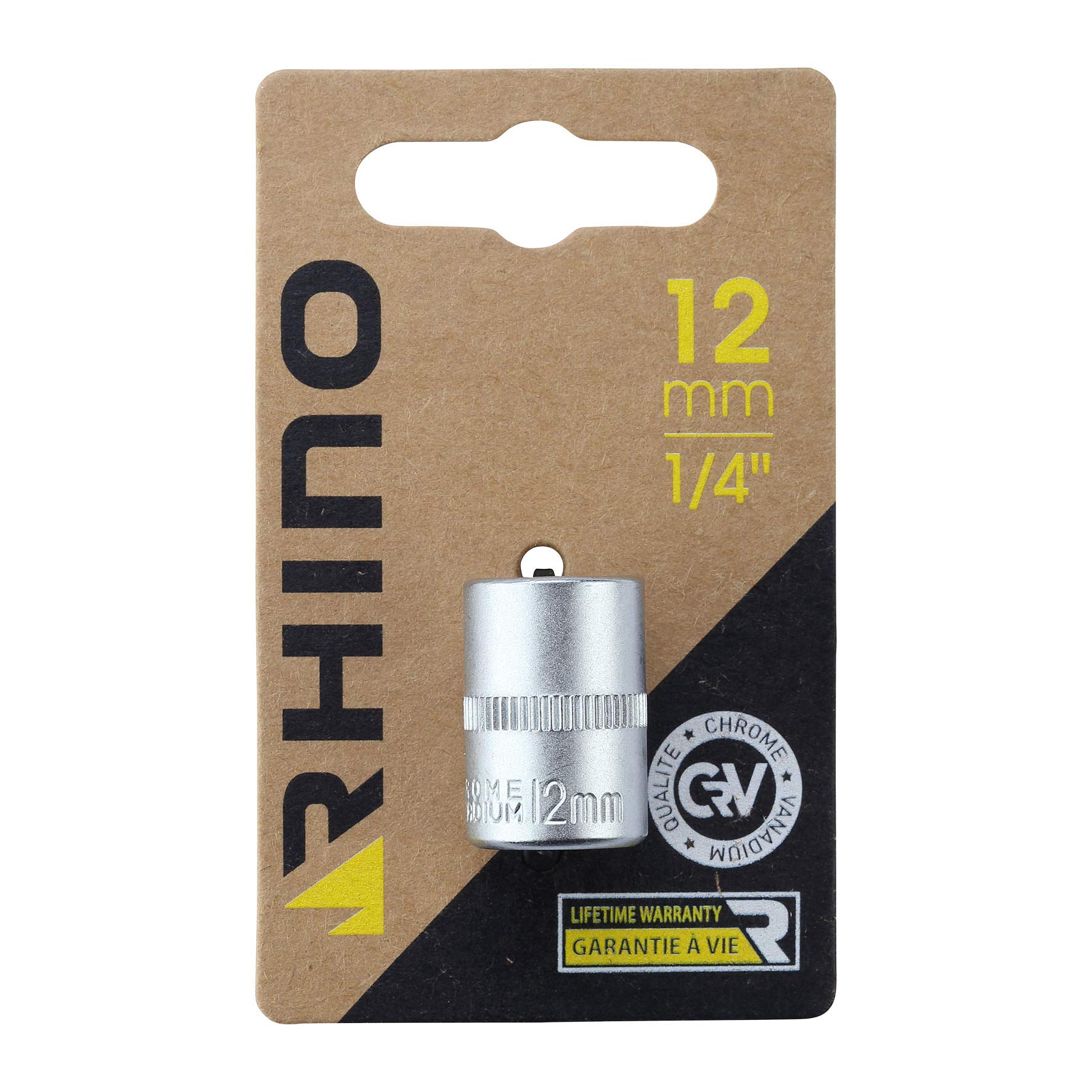 Rhino Jeux Douille Hexagonale, Courte Métrique 6 Pans Diam