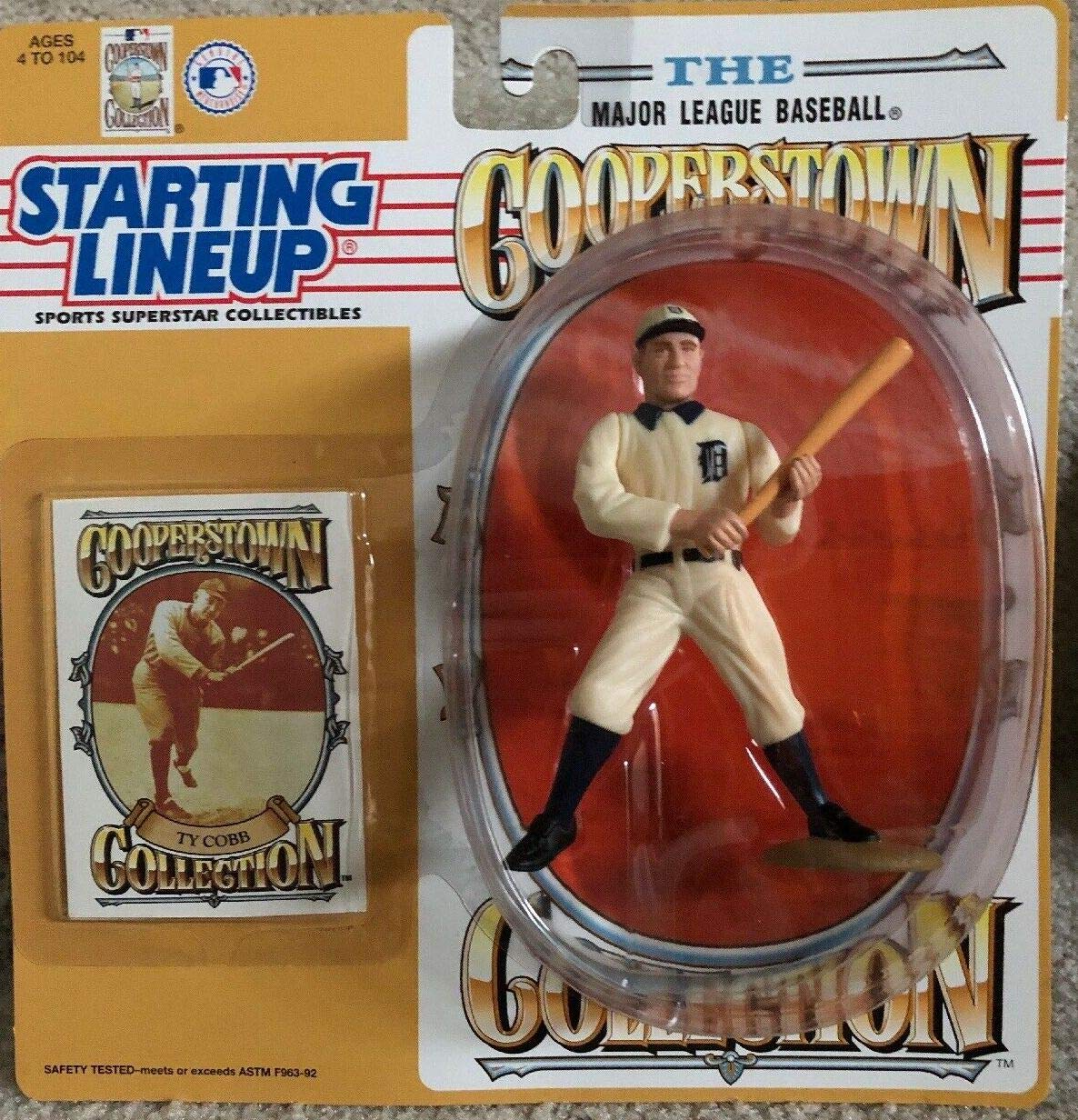 1993 Ty Cobb Cooperstown Collection Kenner Starting lineup Figure :  Amazon.sg: Sporting Goods