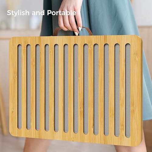 Miniatura 6 de Wealone Tapete de secado de platos de piedra para encimera de cocina, tapete de piedra de tierra de diatomeas de secado rápido, diseño de funda