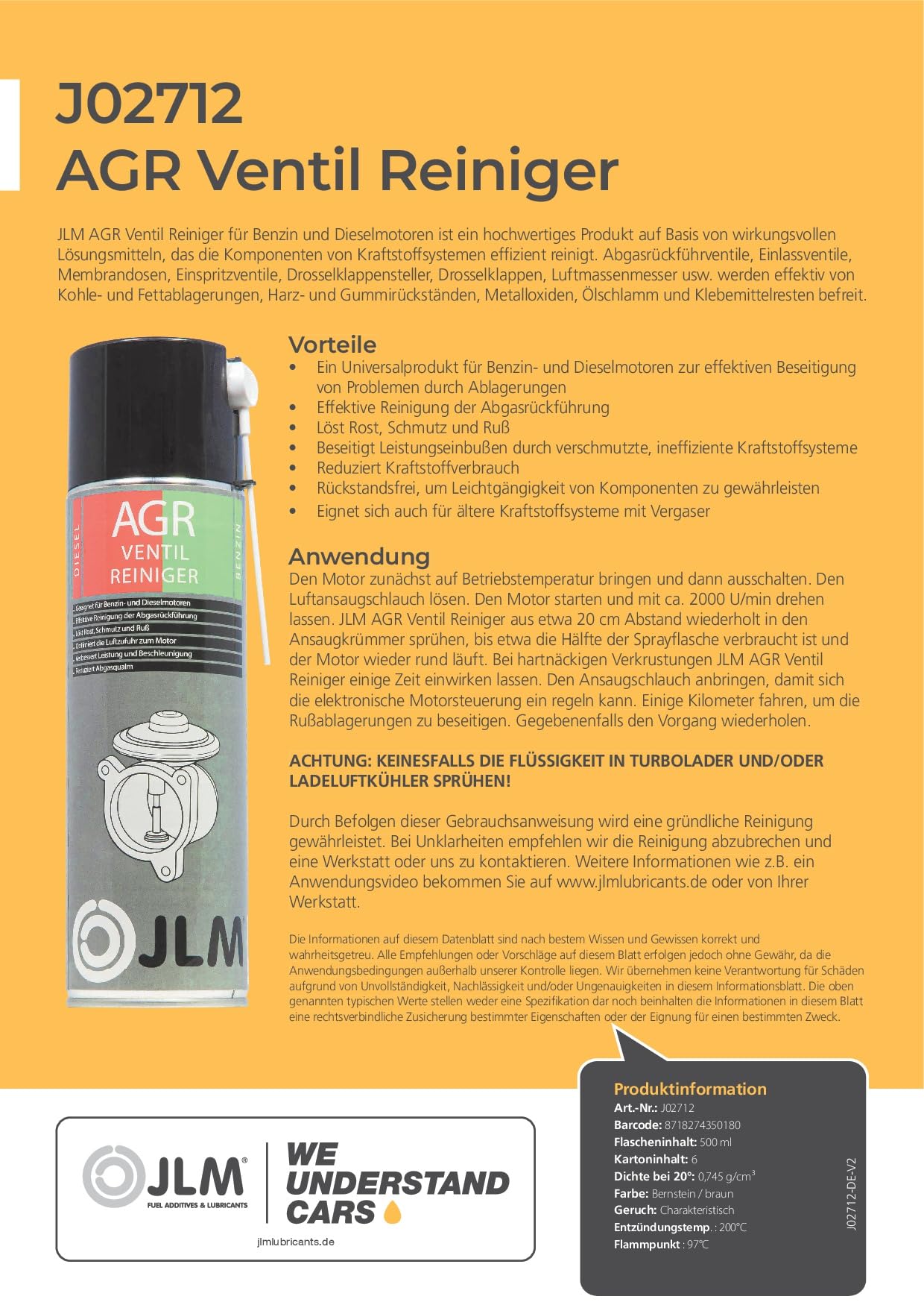 JLM Lubrificante AGR Pulitore per valvole