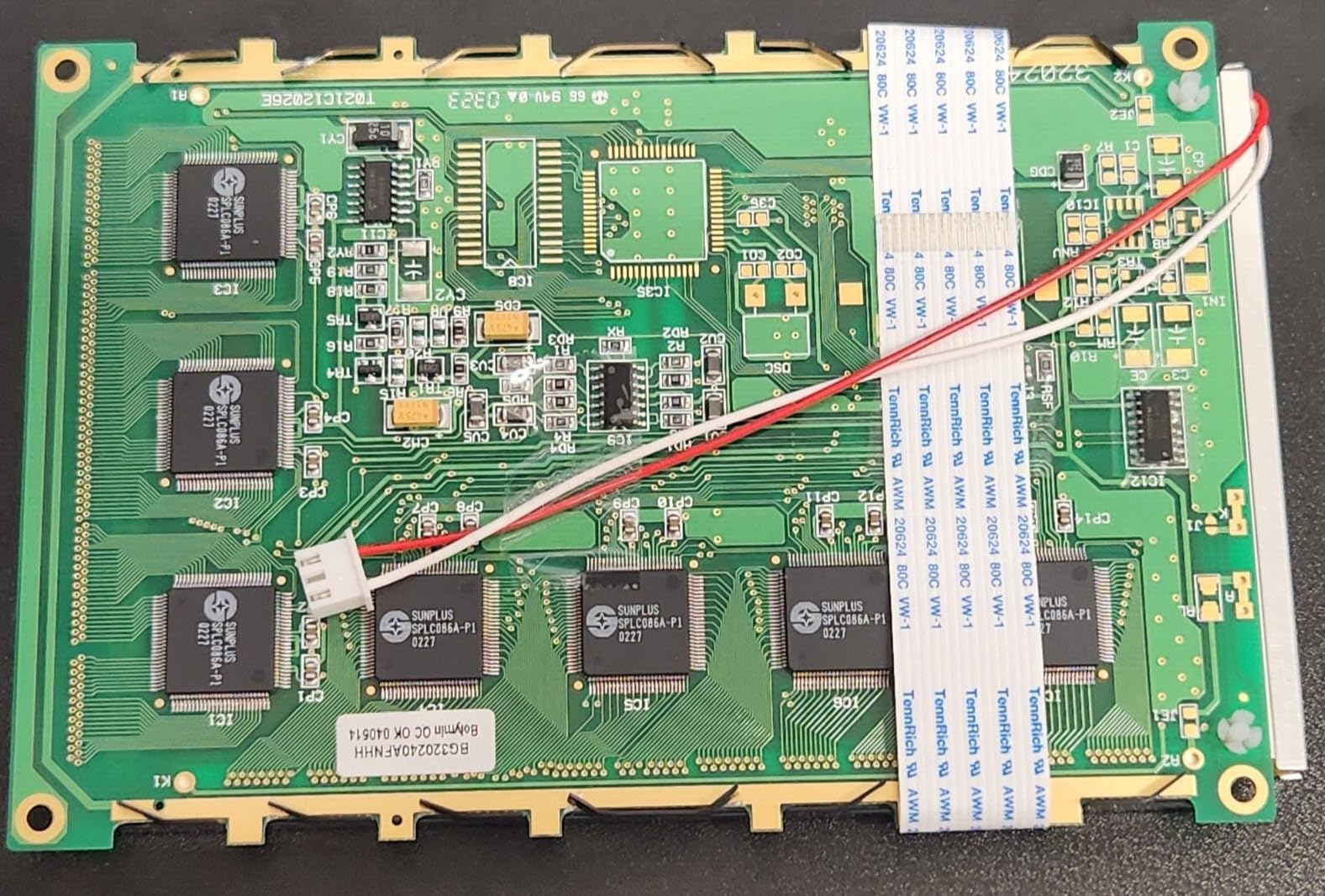 (1 PC) BG320240AFNHH Display LCD GRAF.320x240 Compatible with White Neg B/L LED