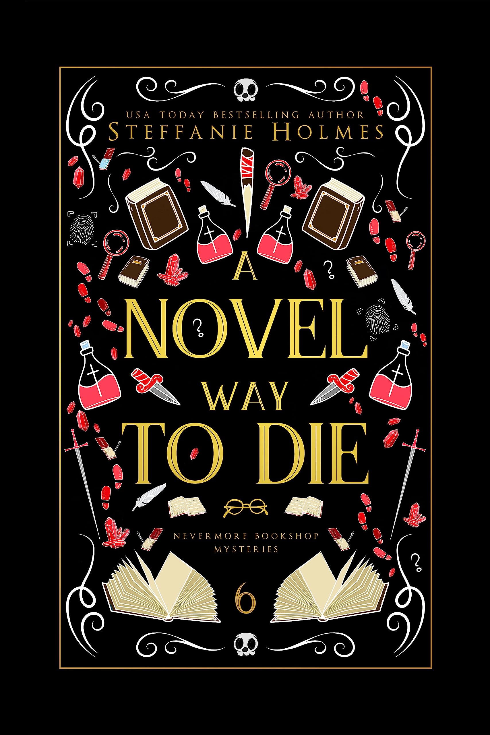 A Novel Way to Die: a reverse harem murder mystery (Nevermore Bookshop Mysteries Book 6)