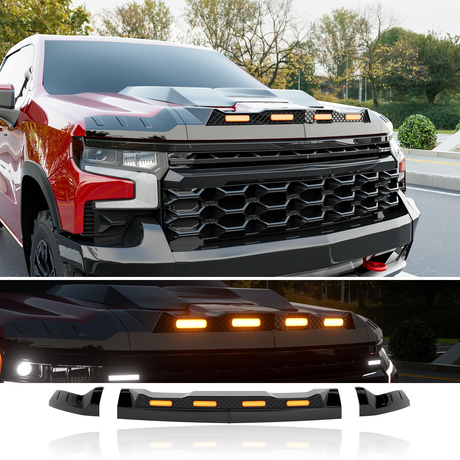 Photo 1 of CZmenghe Hood Protector for 2019-2024 Chevy Silverado 1500 ZR2
