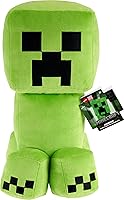 Mattel Minecraft Creeper Jumbo Plush 16 Inch - Large Soft Pixelated Figure for Kids Gaming Fans