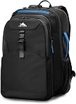 High Sierra Hi-Life Sac à dos de voyage - Caractéristiques 2-inch Expansion WetPak Les poches, 17” Compartiment d'ordinateur portable, Strap Stack-It, Sangle de sternum réglable, Poche polaire, Pockets double bouteille d'eau, Vert