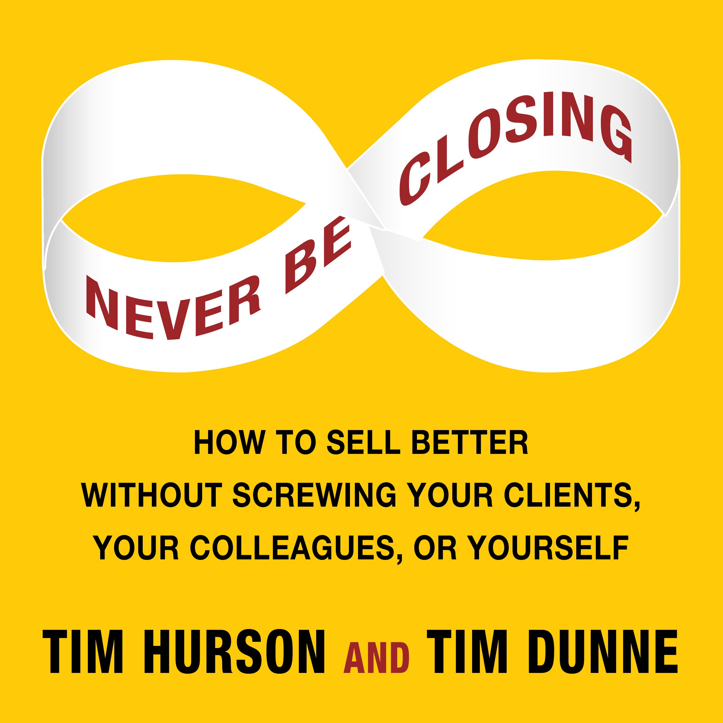 Cover art for Never Be Closing
