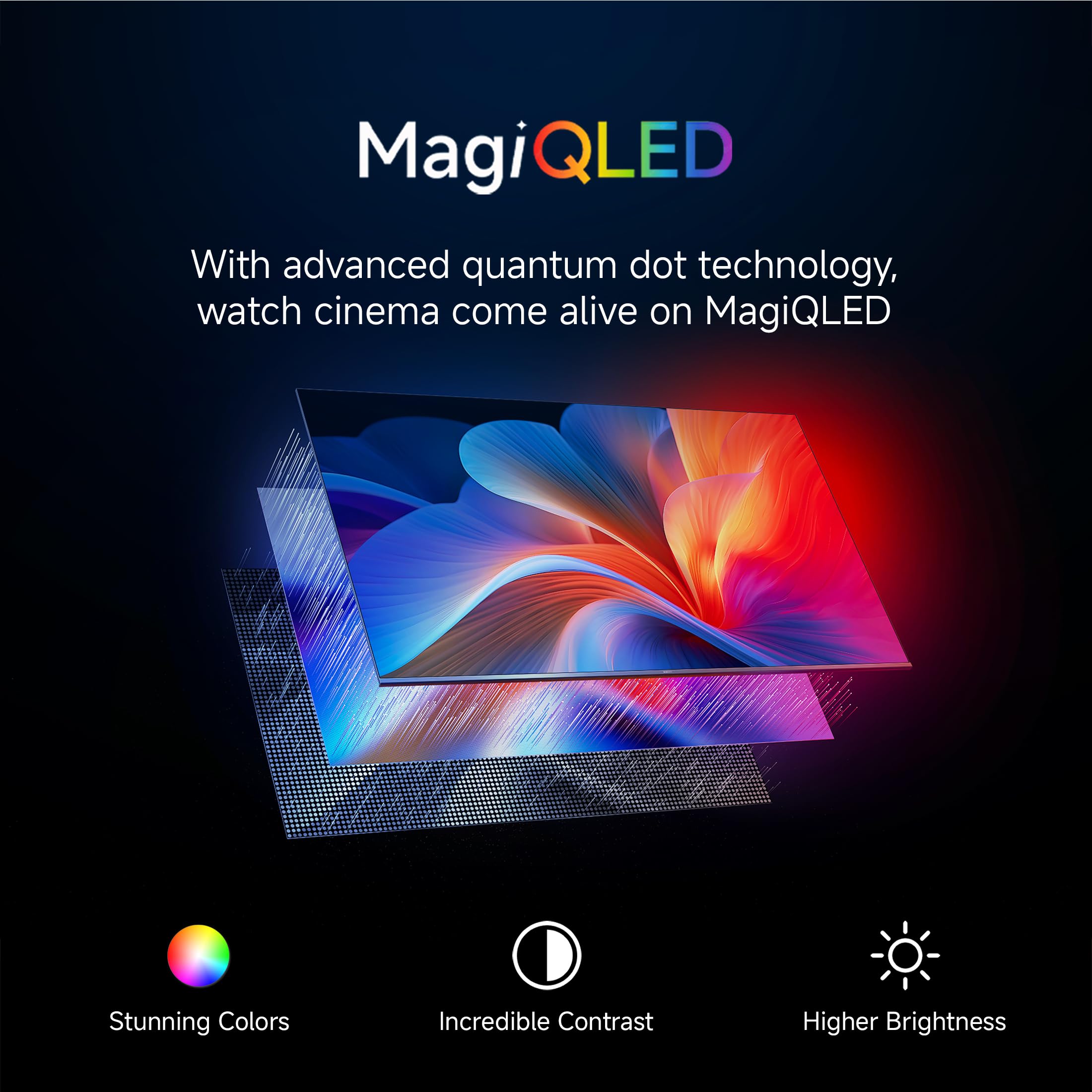 Xiaomi (164 cm) 65 inch X Pro 4K QLED | Dolby Vision & HDR10+| 34W Boom Box Speakers| 120Hz Game Booster| Gemini AI| TV | L65MB-APIN — Amazon image 10