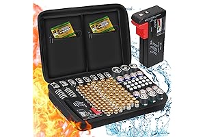 ENSOBO Fireproof Battery Organizer Storage Box