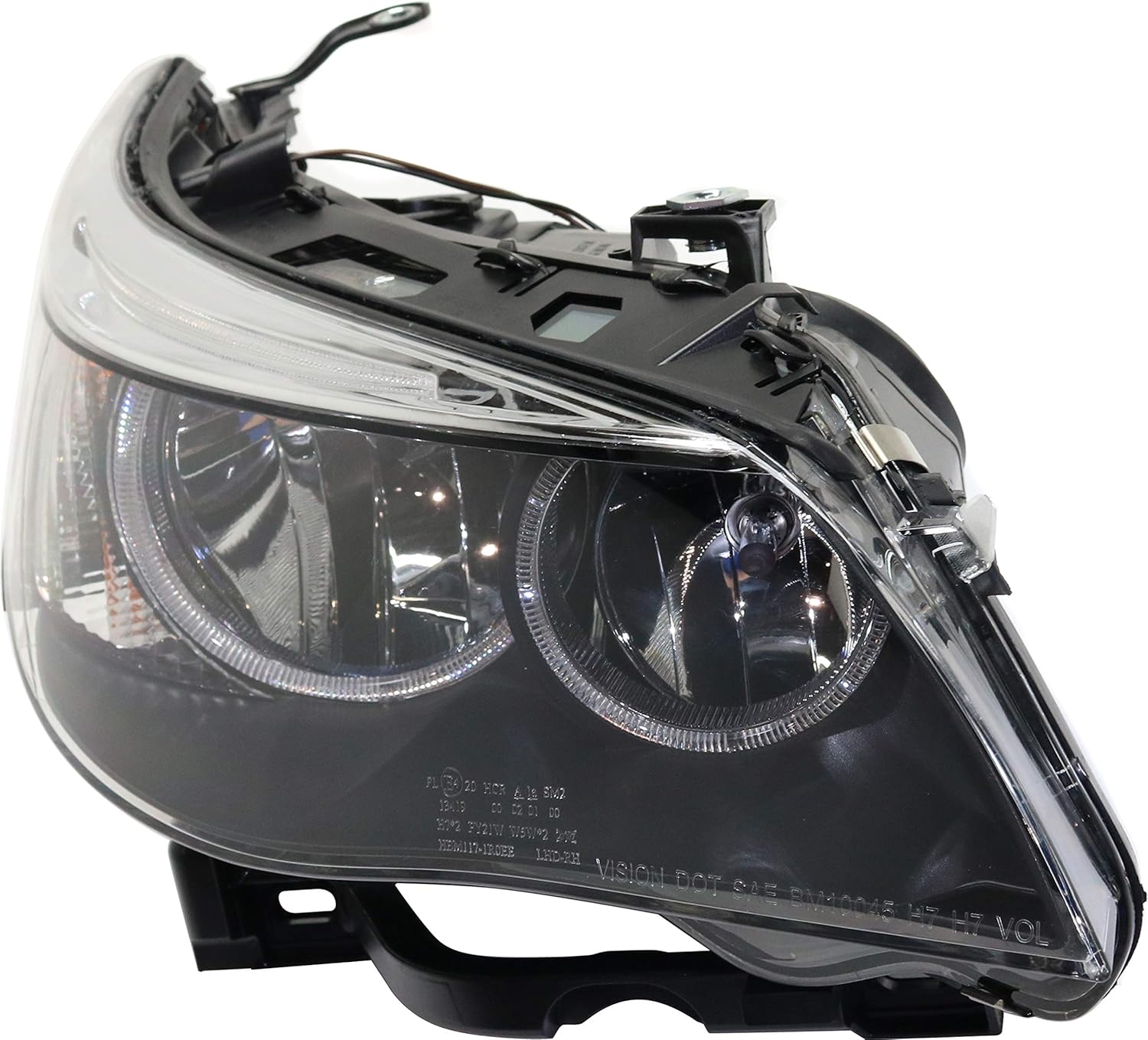 Buy Evan-Fischer Headlight Assembly Compatible with 2004-2007 BMW 525i ...