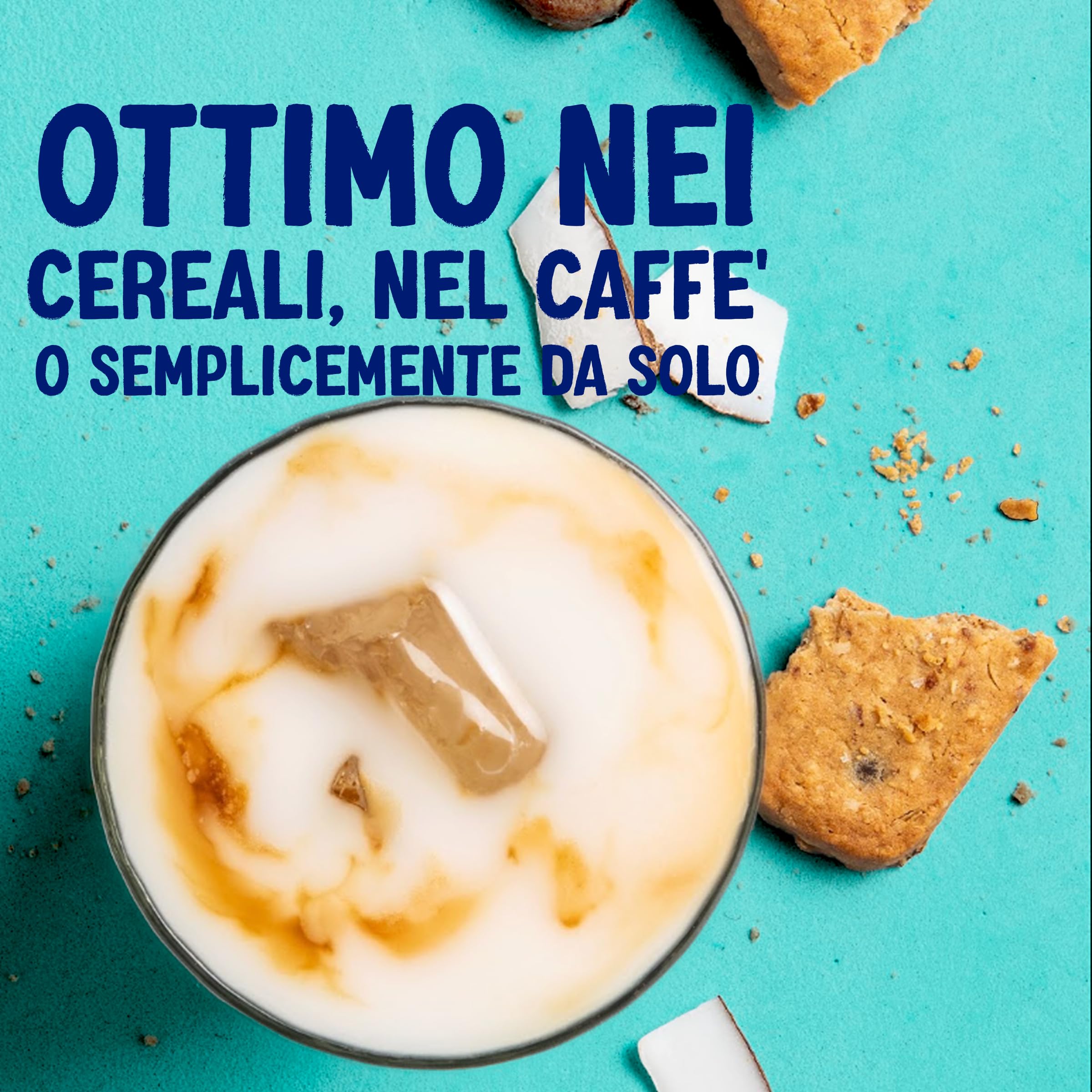 ALPRO CLASSICO, Bevanda al COCCO, Naturalmente Senza Lattosio, con Vitamine B2, B12 e D - 8 confezioni x 1 Litro
