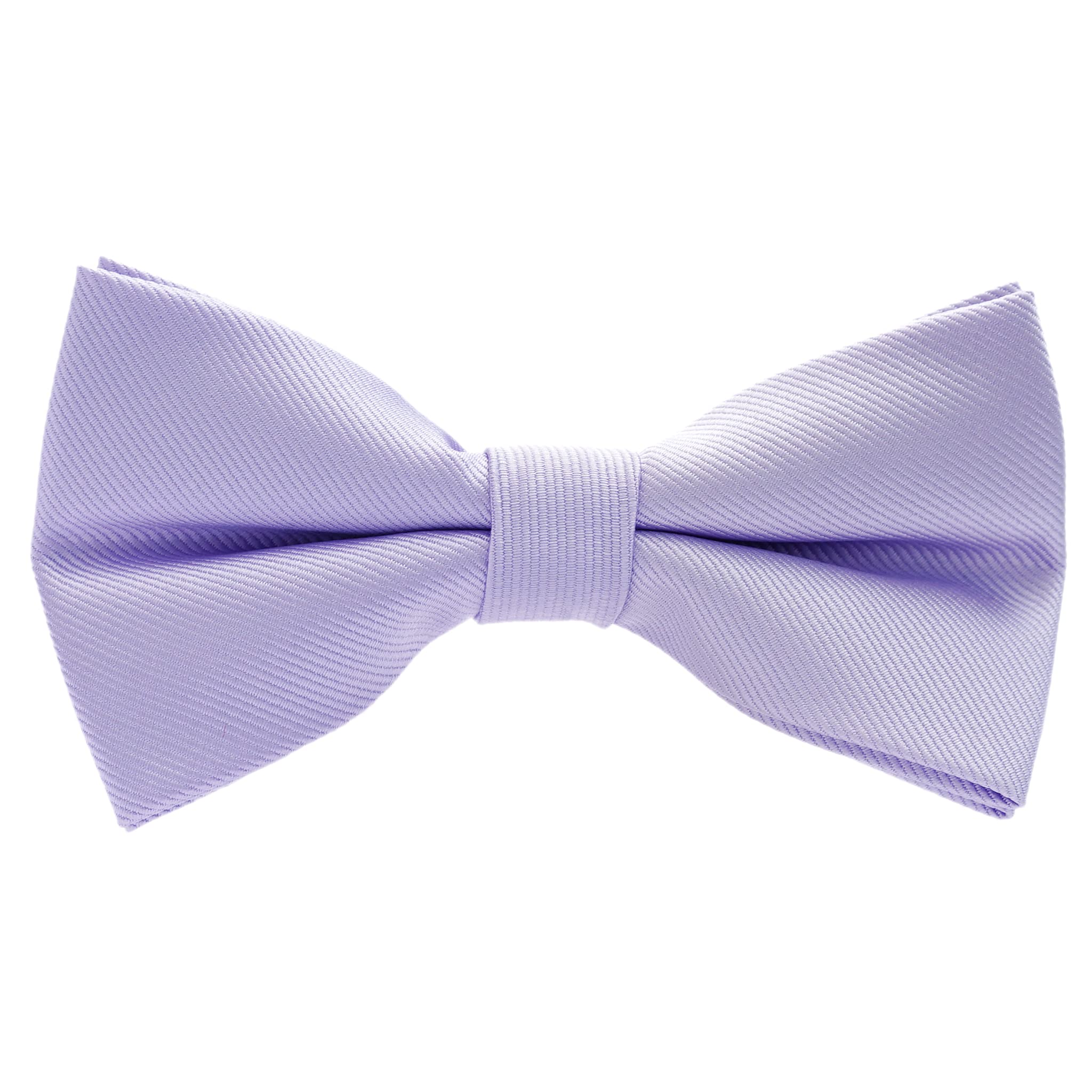 Pre-Tied Adjustable Solid Tuxedo Bow Tie for Boys and Men