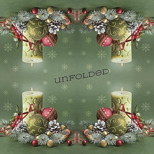 Miniatura 6 de 20 unidades de 13 x 13 pulgadas, adornos de Navidad, vela, almuerzo, servilletas de papel de 3 capas, diseñadas para fiestas de Navidad, decoración