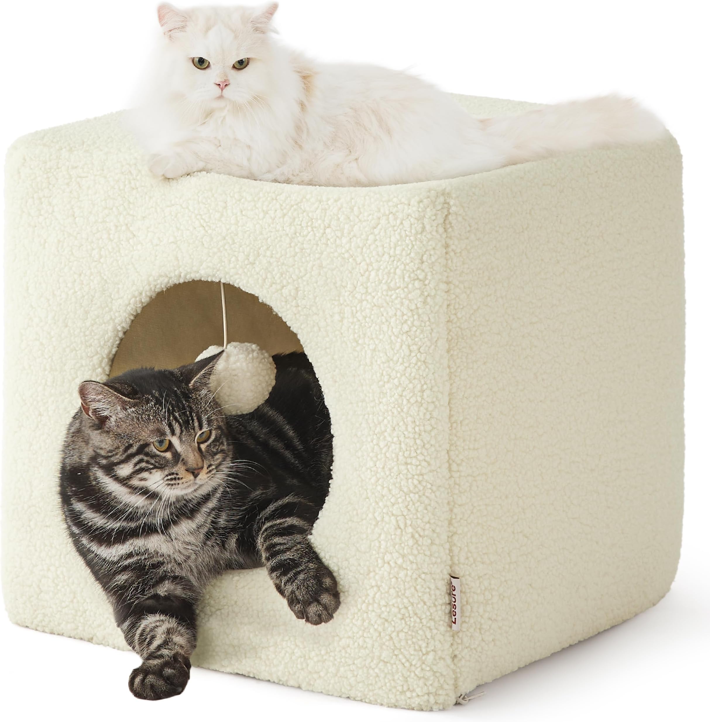 Amazon.com : Feline Ruff Home Sweet Home Pop Up Cat Cube. A Collapsible ...