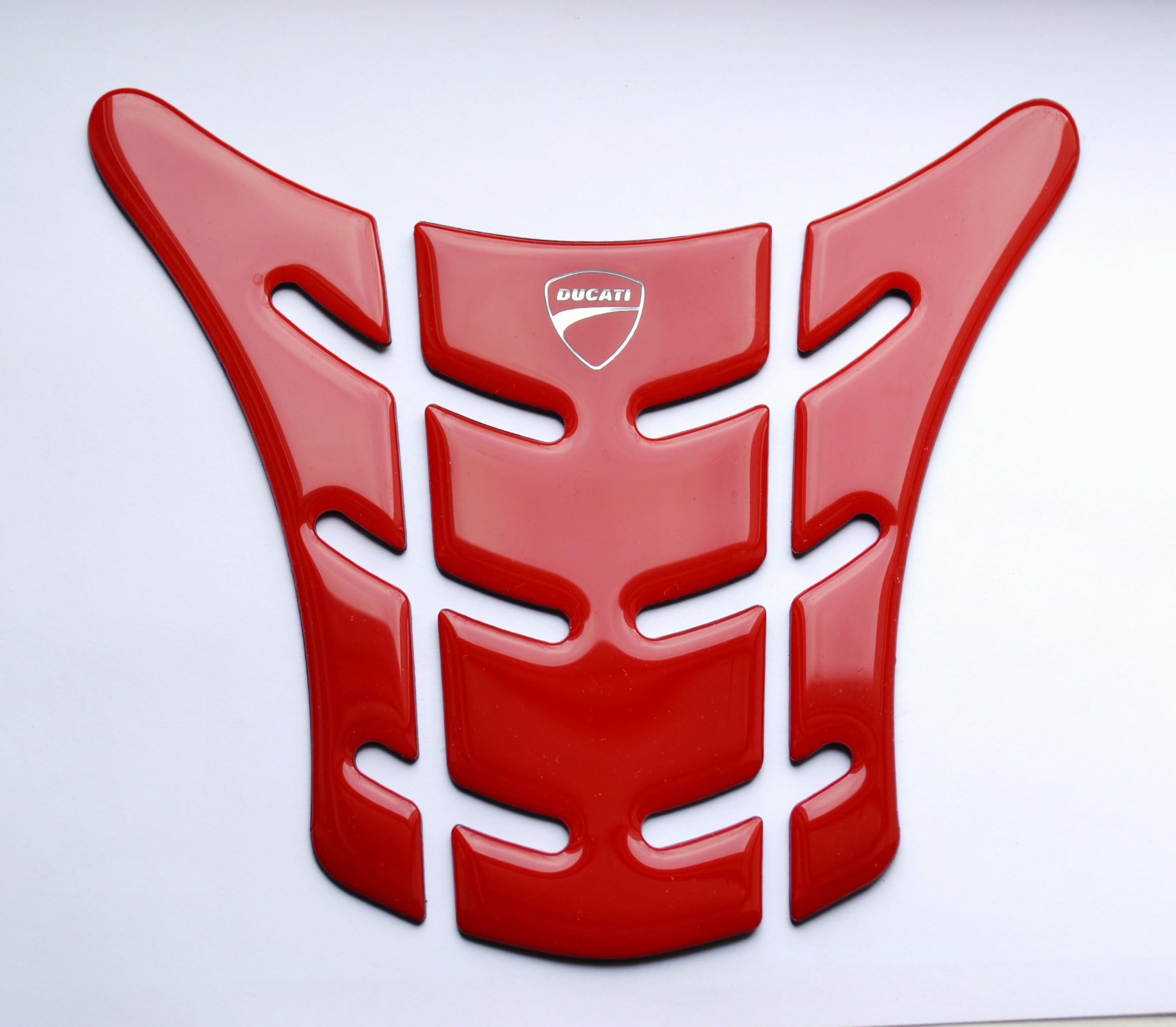 Red Plastic Motorcycle Tank Protector Pad for Ducati Monster 696 796 1100