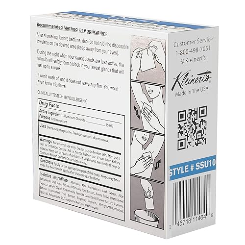 Miniatura 2 de Almohadillas antitranspirantes Sweat Shield Ultra con resistencia clínica probada para reducir el sudor hasta 7 días con cada uso (10 unidades por