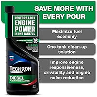 Vista 3 de Chevron Techron D - Limpiador concentrado de combustible diésel, 20 onzas, paquete de 1