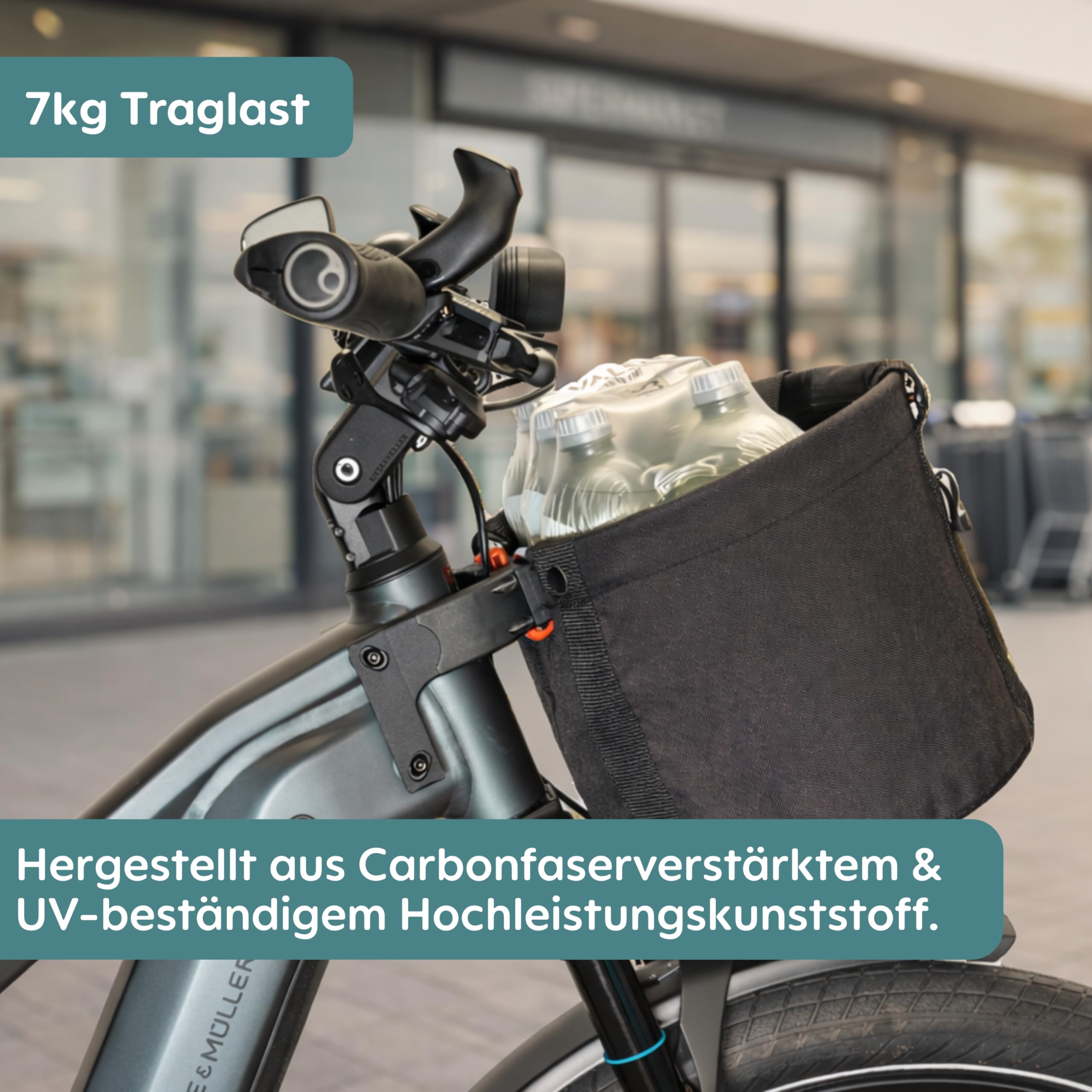 Adapter für Riese & Müller E-Bikes - Klickfix Lenker Adapter E einfach am Fahrrad montieren Zubehör