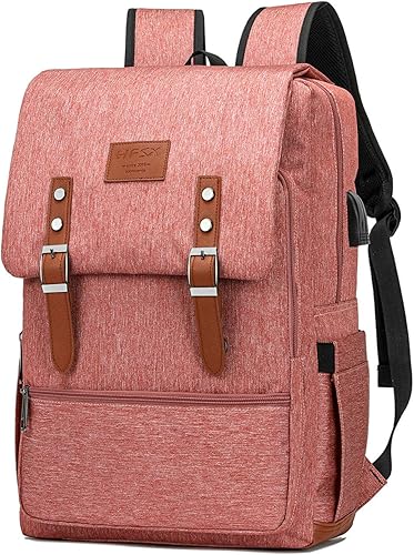 Mochila vintage antirrobo, mochila para computadora portátil para hombres y mujeres, mochila de viaje para computadora, escuela, universidad,