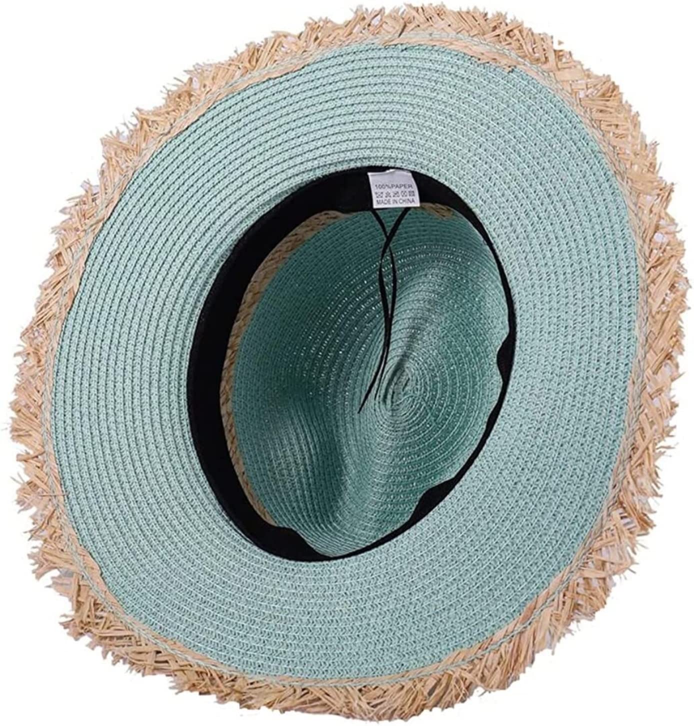 Casquette Visiere Femme, Summer Casquette De Cow-Boy D'été Chapeaux Occasionnels pour Chapeau Paille Plage Unisexe pour Travl Pliable, Chapeau de Plage