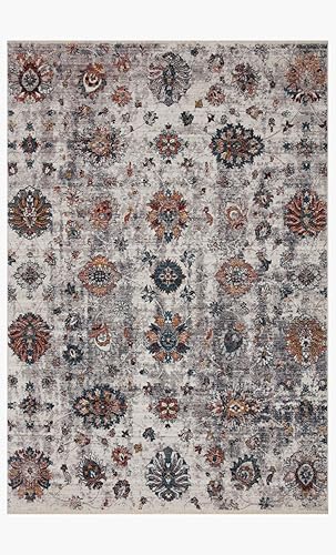 Loloi II Samra Collection SAM-08 - Alfombra de área de 7 pies y 10 pulgadas x 10 pies, color marfil