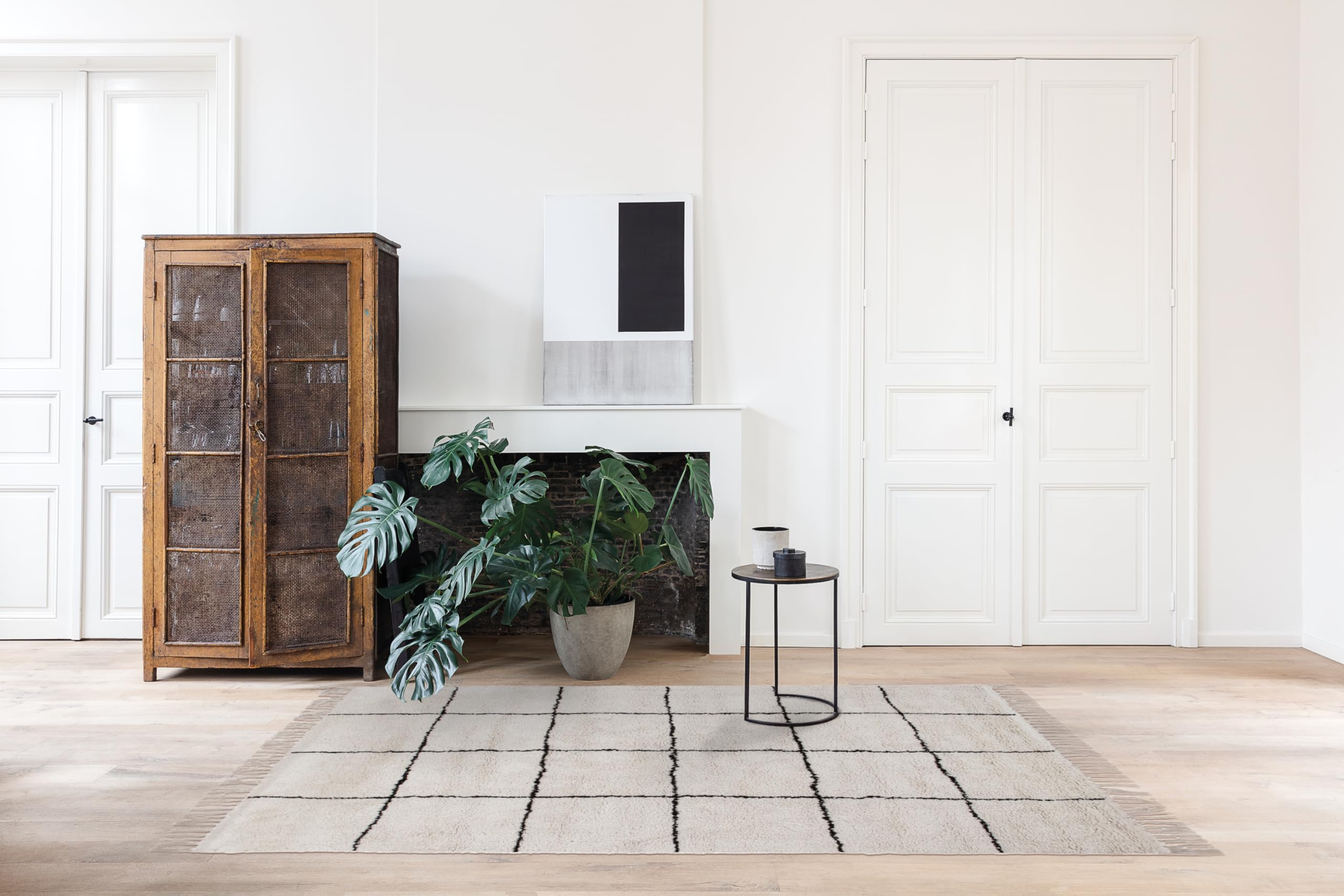 TAPIS BERBERO EN COTON DES.1 200X140