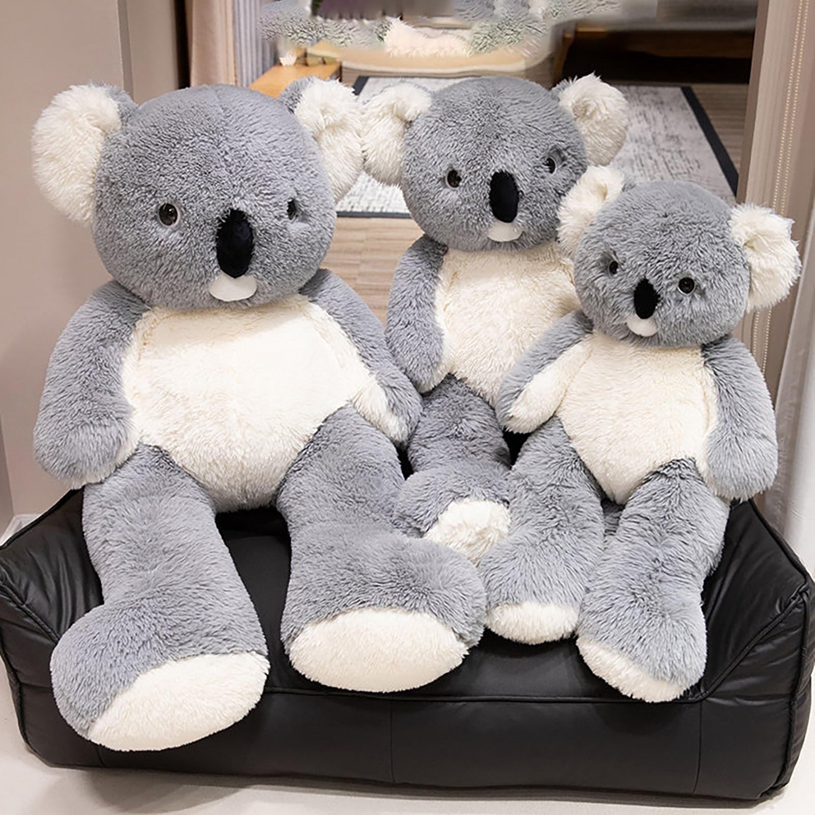 Peluche de Koala Gigante, Animal de Peluche Suave y tierno Grande for niños niñas decoración y Regalos(120cm/47.2in)