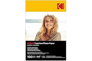 Kodak Premium Photo Paper, 4 x 6 Glossy, 100 Count, 66 lb...