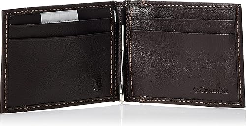 Miniatura 4 de Columbia - Cartera con bolsillo frontal para hombre con clip para dinero