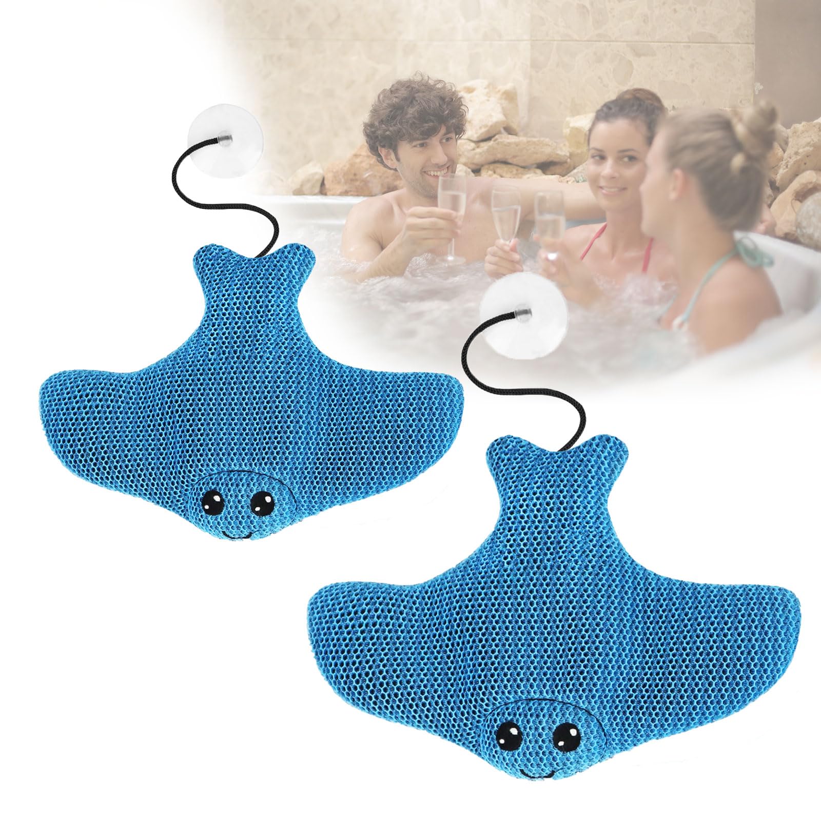 Pjjrdh Absorbeur Ecume Piscine,scumbug,Lot De 2 Boules Absorbantes
