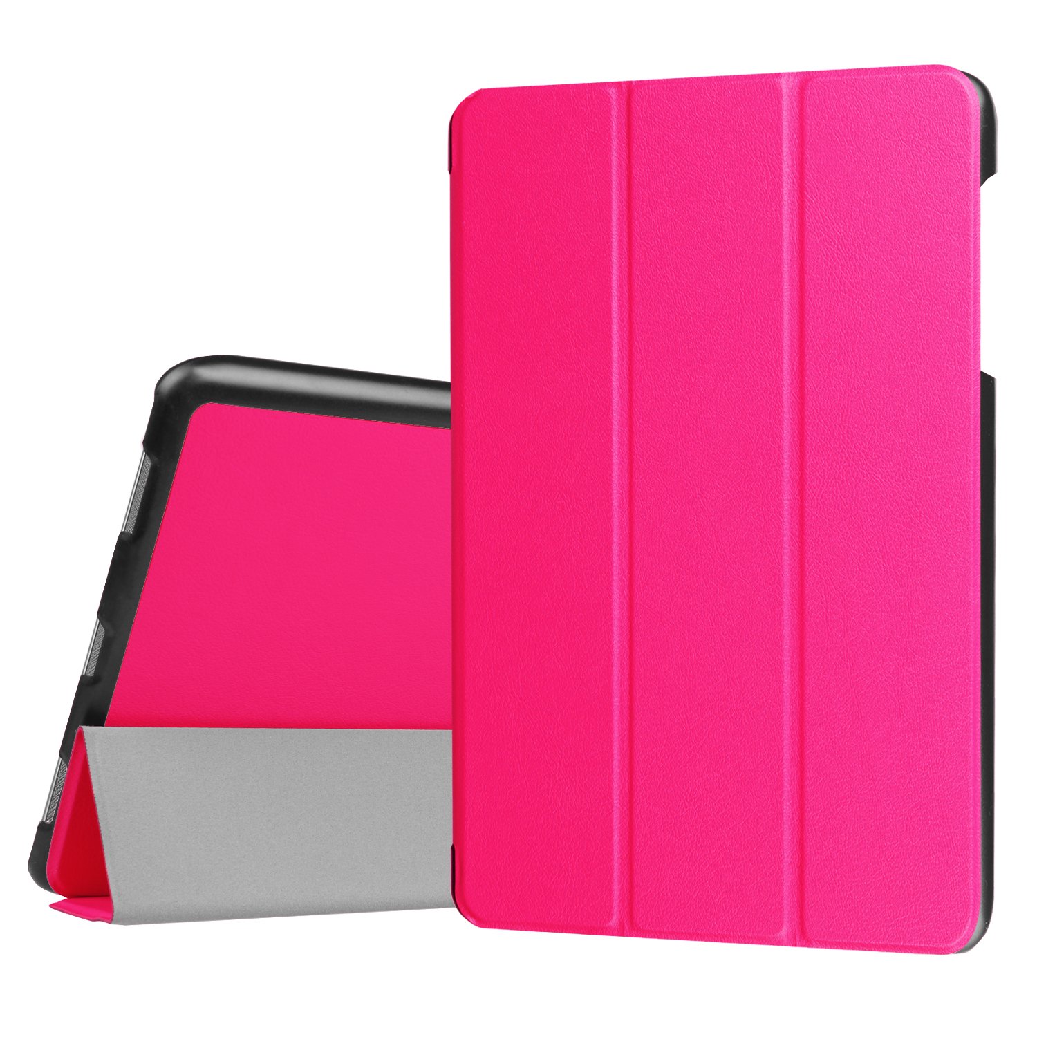 ASUS ZenPad 3S 10 Case Aidinar Ultra Slim Lightweight Smart-shell Stand Cover with Smart Cover with Auto Sleep/Wake for ASUS ZenPad 3S 10 Z500M 9.7-Inch Tablet.(Rose Red)