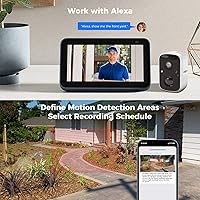 Vista 7 de Hiseeu Solar Camera Security Outdoor, 3 Pack 100% Wireless 3K 4MP Surveillance Indoor WiFi Smart Cameras for Home Security Outside, PIR/AI Motion